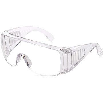 Clear Lens Medical Isolation Goggles Anti Splash Adjustable For Laboratory / Hospital