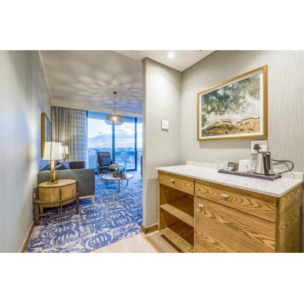 Africa Customized Hotel Furniture Sets Bed + Bedside Table +Sofa + Coffee Table