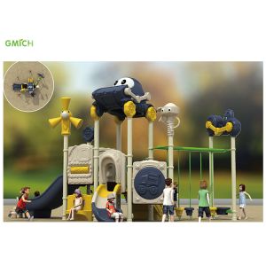 Children Outdoor Playground Equipment Amusement Park Plastic Small Slide Price Popular Games