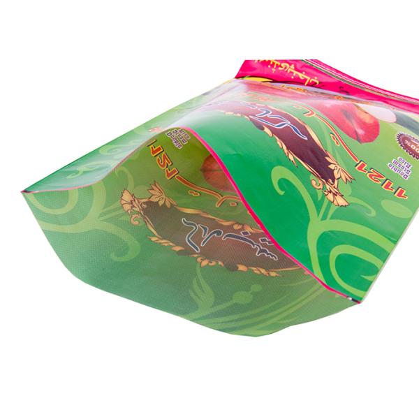 Plastic Color Printing Rice Packaging Bag BOPP Lamination pp Woven Bag
