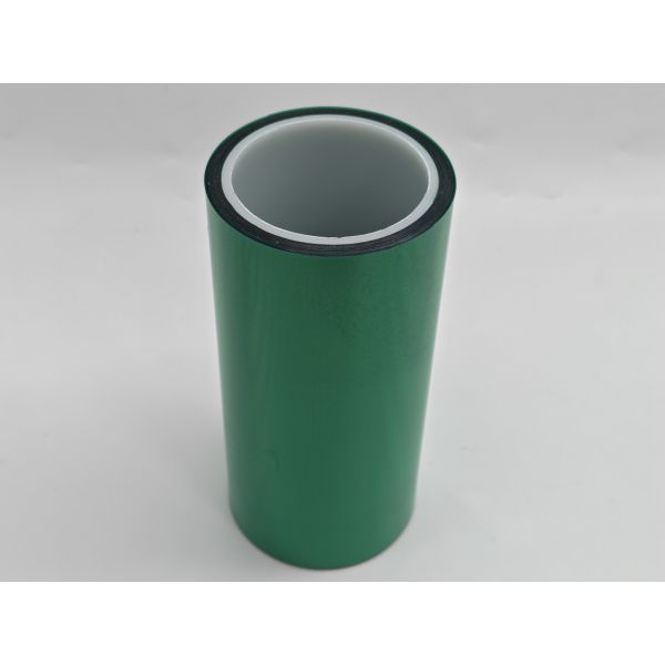 Heat Resistant Green Lamination PET Tape with 80μm thickness for  Touchscreen Glass Processing Protecting