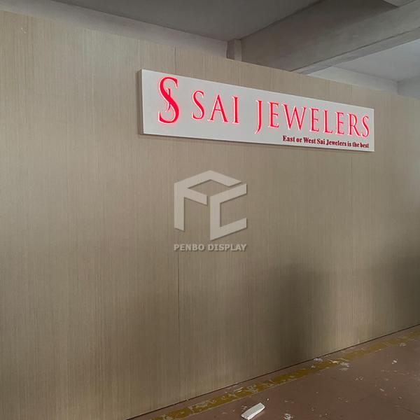 Transparent Tempered Glass Jewelry Display case Painting Surface