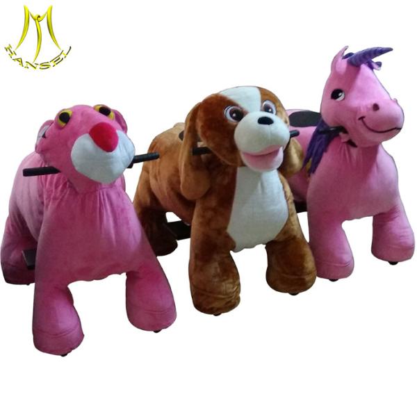 Hansel toy horse walking amusement park toys sale funfair rides