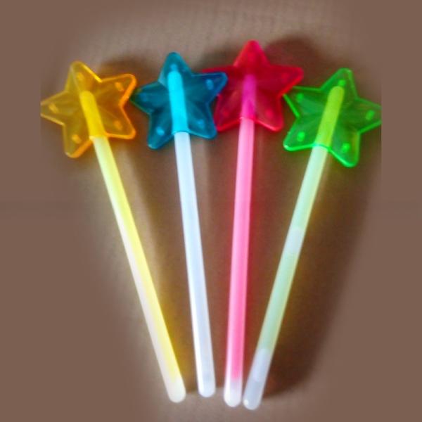 2022 Non-Flammable Glow Star Sticks in Assorted Colors for Bar Occasions Free Samples