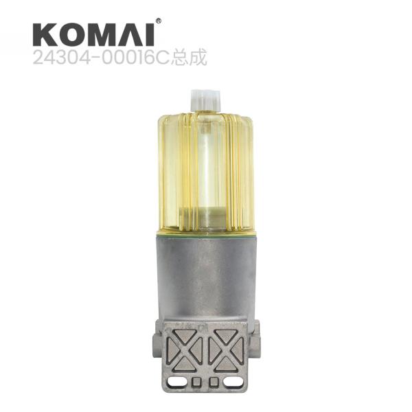 Ensaio de filtro de combustível Komai 24304-00016C Ensaio de separador de água de combustível para Doosan DX215-9C