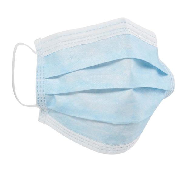 Manufacturer CE FDA in stock earloop anti dust virus Non-woven 3-ply disposable face mask