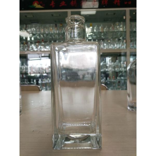 High Flint Glass Material 700ml Long Neck Empty Spirit Bottle for Whisky Liquor 375ml