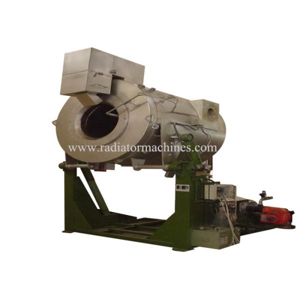 Масло - увольнянная медь плавя печи металла 1000 килограммов опрокидывая структуру