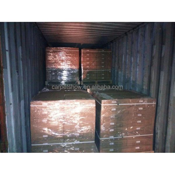 550g/sqm Pile Weight Office Hexagon Shape Nylon Decorative Carpet Tiles for Flooring