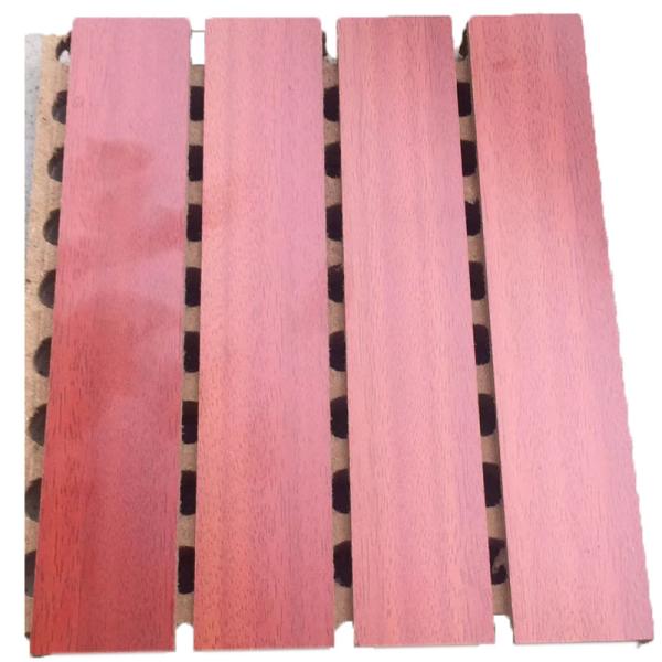 Fireproof Groove Sound Proof Wooden Acoustic Decorative Wall Panels
