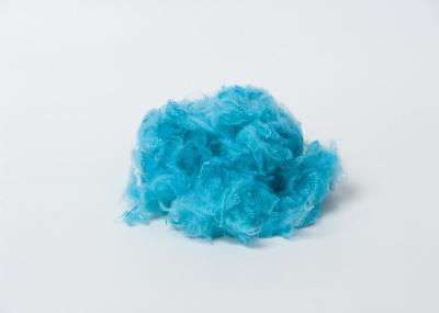 45mm Polyester Raw Material Blue Polyester Recycled Staple Fiber 1.2D to 20D
