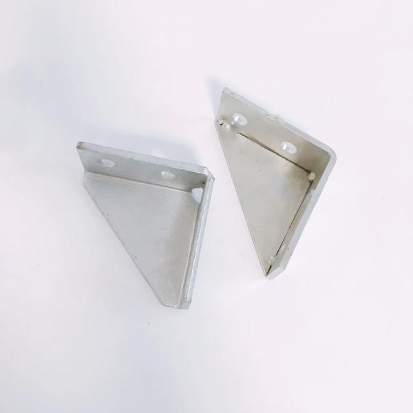 Кронштейн соединителя угла треугольника HDG OEM гальванизировал стальной l угловые кронштейны формы