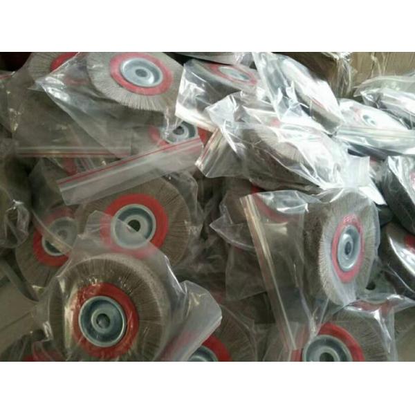 White Abrasive Nylon Wheel Brush Dupont Aluminium Oxide Wire Material