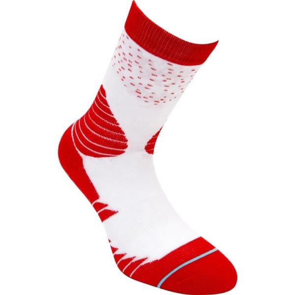 Top Sale Custom Cotton Sports Team Socks Red Beauty Design for Athletic Performance