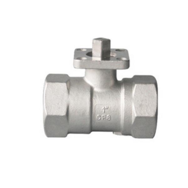 stainless steel 1PC ball valve with Mounting Pad,304/CF8M,201,NPT;Female Thread;with ISO5211