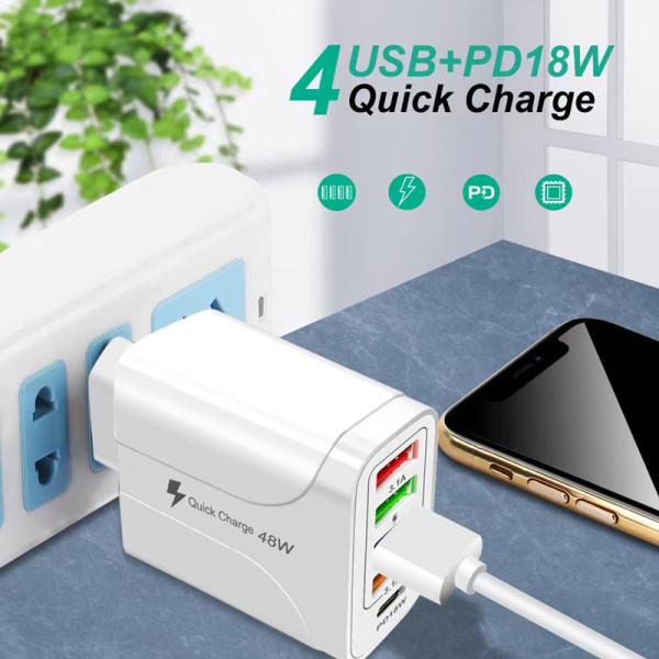Outpower 48W USB Charger Kits 18W PD Port Smart Adjustment