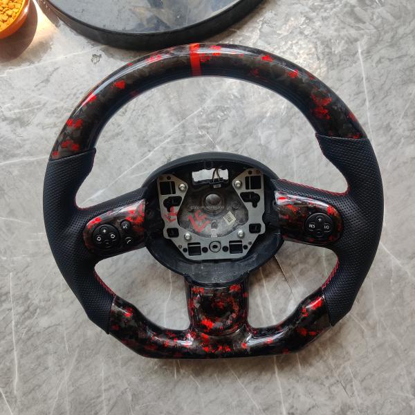 True Carbon Fiber Forged Racing Steering Wheel for BMW Mini Cooper R55/56/60 F55/56