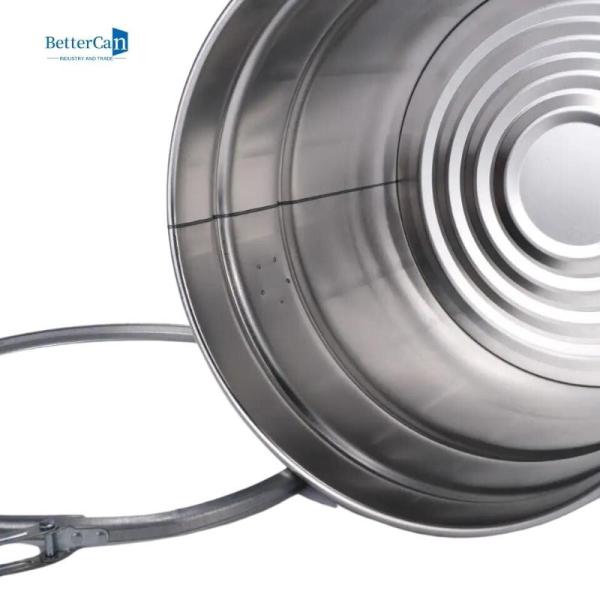 Внутреннее ведро Tinplate золота, устойчивое белое ведро ведра 5 галлонов