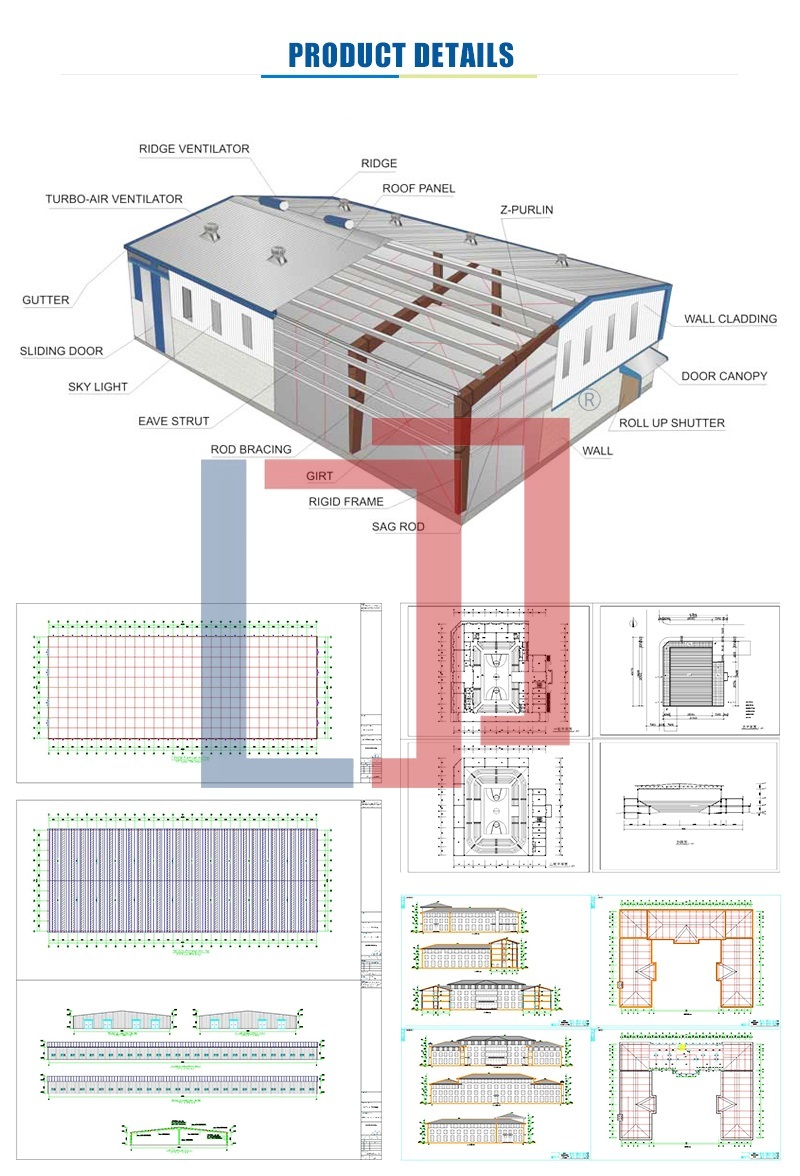 Prefab Steel Building Kit Multi-storey Prefabricated Steel Structure Buildings Warehouse