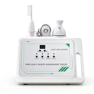 Multifunctional 4 In 1 Portable Scalp Treatment Machine Deep Scalp Massage Cleansing Therapy Device For Hair Follicle Care