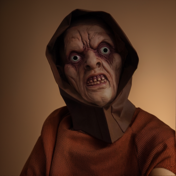 Breathable and Comfortable Latex Creepy Mask One Size Fit Most for Spooky Entertainment