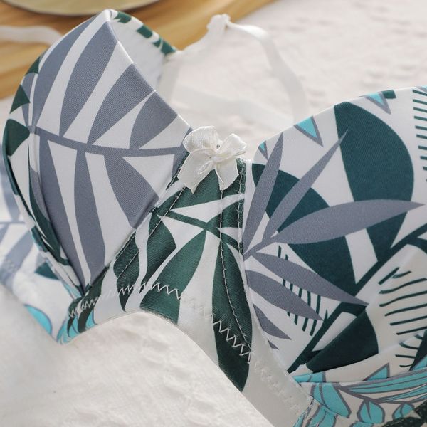 Women Lingerie Printing Set Ladies Set Factory Wholesale Lingerie Comfortable Women Bra Set Printing
