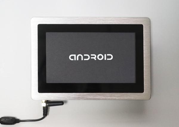 Front Panel Industrial Android Tablet PC Full Viewing Angle 1024X600 Resolution