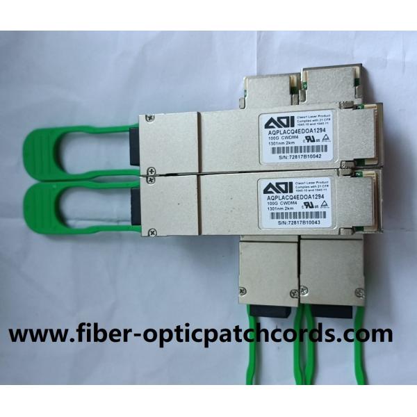 SMF QSFP+ Transceiver Module AOI AQPLACQ4ED0A 1294 100G CWDM4 1301nm 2KM