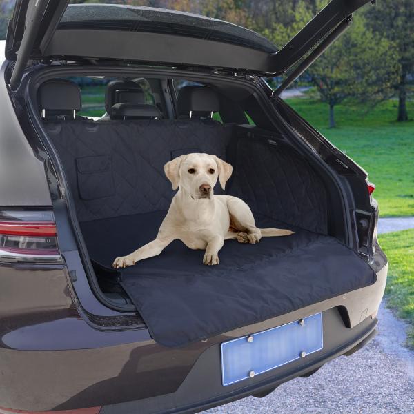 tampa impermeável da carga do carro do cão de estimação com tampas macia do risco da espuma 100% da memória e de assento do tronco do cão do não-deslizamento para SUV