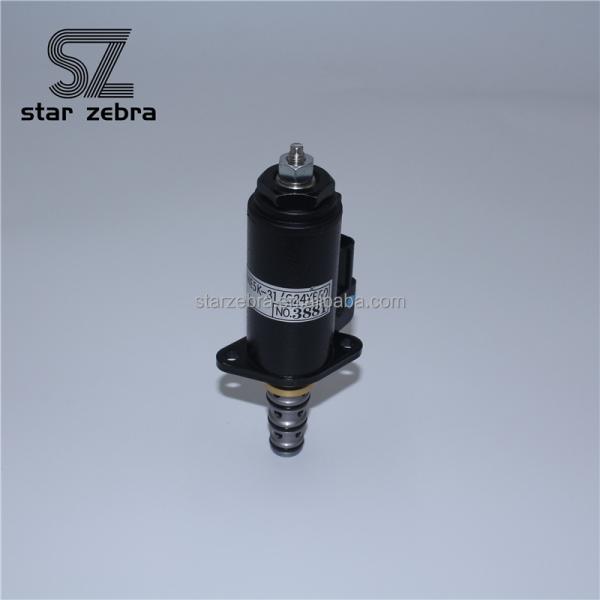 Machinery Repair Shops YN35V00051F1 G24YB50 Excavator Parts KWE5K-31 Hydraulic Rotation Solenoid Valve for SK200-8 SK210-8