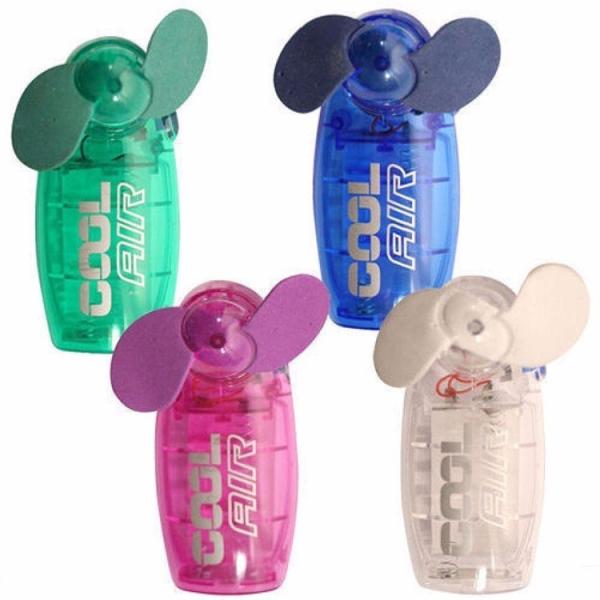 Transparent Mini fan Cabinet Convenient Outdoor Fan Advertising Fan Logo Customized