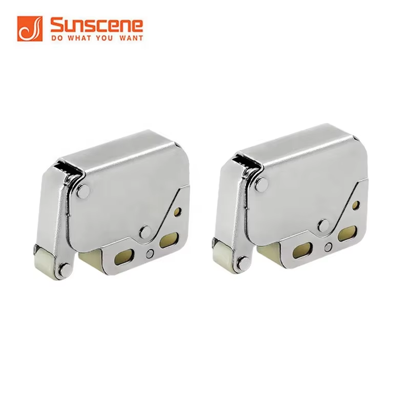 Mini Steel Access Panel Galvanized Zinc Touch Latch Push Lock