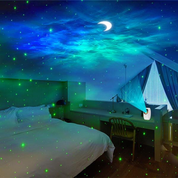 Cadeau universel d'enfants de lune de chambre à coucher de projecteur à distance d'étoile