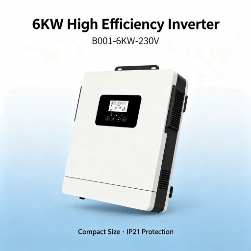 6KW-230V-C 6KW Off Grid Solar Inverter Single Phase 230Vac 60-500V MPPT for Home Solar System