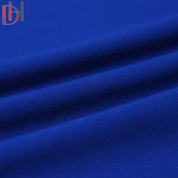 High Quality Comfortable Breathable Rib Plain Dyed 96% Cotton 4% Spandex Jersey Polo Pearl Fabric