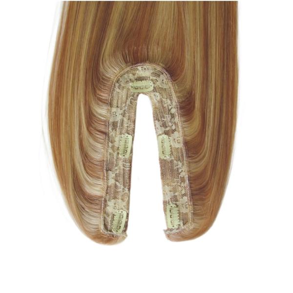 US Human Hair Topper Virgin Remy U Part Topper Straight Texture