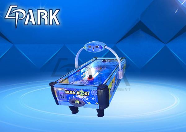 Turbo Hoki Kids Air Hockey Race Arcade Game Machine With Wooden Cabinet Metal Frame