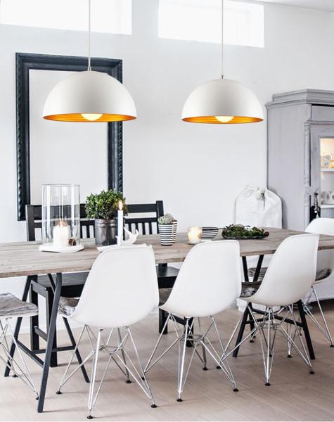 Loft Industrial Vintage Lamp Shape Chandelier Black White hanging lamp lighting（WH-VP-128)