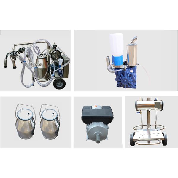 Доильщик коровы доя машины ведра электрического вакуумного насоса двойной портативный