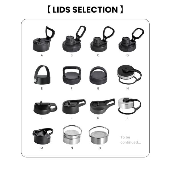 Бутылка вакуума двойника нержавеющей стали перемещения изолированная стеной с бутылками с водой крышки