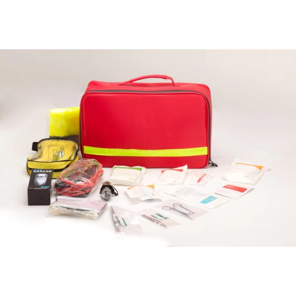 Красный цвет Первая помощь Тактический пакет компактный Легкий и упакованный с необходимыми принадлежностями