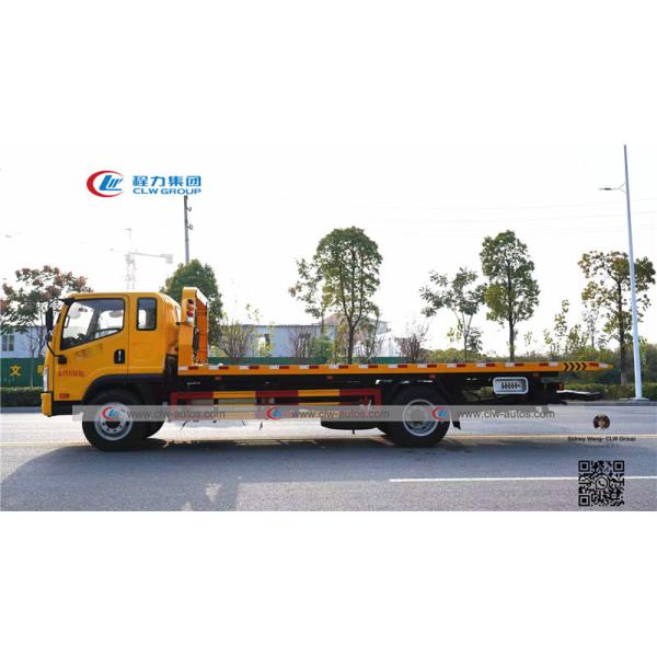 120HP FAW 4x2 Left Hand Drive Flatbed Towing Trucks