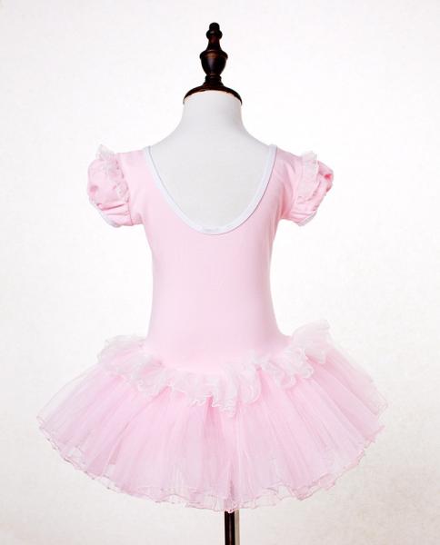 girls western performance clothing Short sleeve lace dance dress for ballet wear wholesale