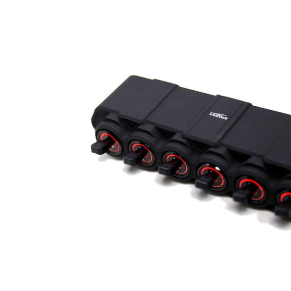 Plastic Injection Molding Switch 6 Gang Wireless LED Control Panel for Car Body Kit