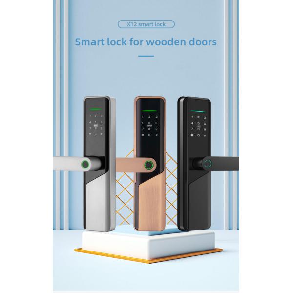 Электрический цифровой умный волибель алюминиевого сплава RFID карта пароль код дверной замок без отпечатков пальцев Tuya Ttlock приложение