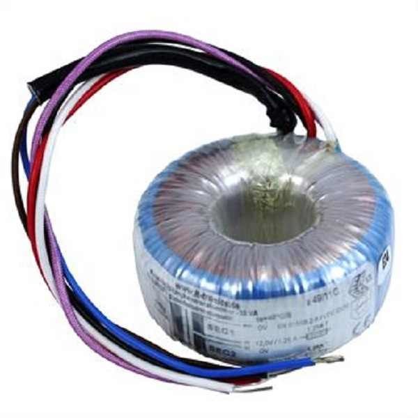 Customized 230V 24V Toroidal Core Transformer with 1W-3000W Output Power in Carton Box