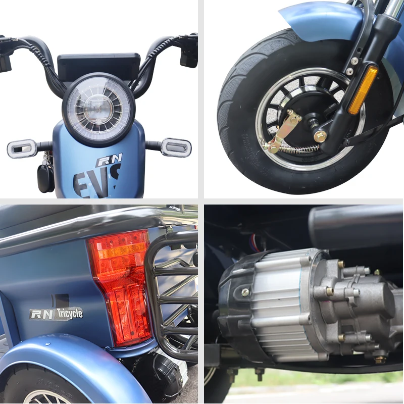 tricycle motorized cargo three wheel scooters bike tricycle for adults