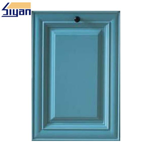 Mdf Panel Custom Cabinet Doors , Pvc Film Pressing Classic Kitchen Doors