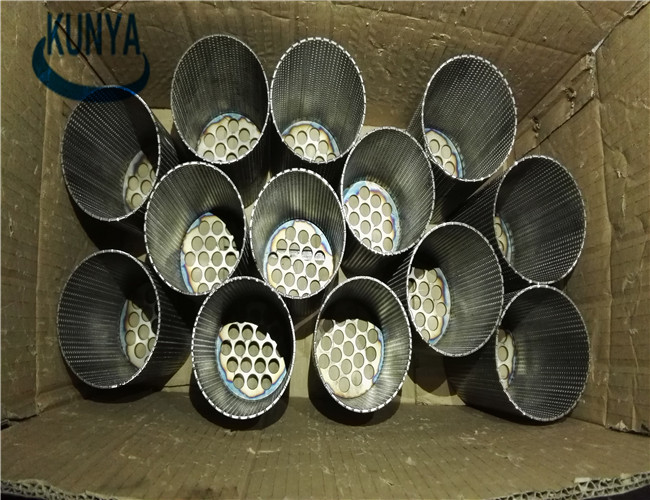 Трубка сетки нержавеющей стали трубы патронов фильтра металла 304 спеченная слипчивая