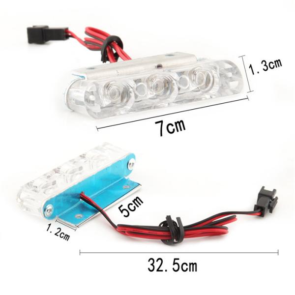 33cm Exterior Wire DC12V Police Car LED Strobe Lights